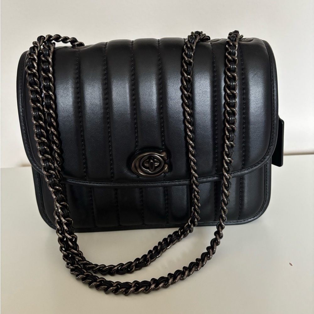 Rare Coach Madison Shoulder Bag With Quilting